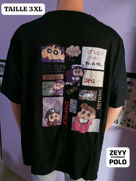 T-shirt graphique anime 3XL