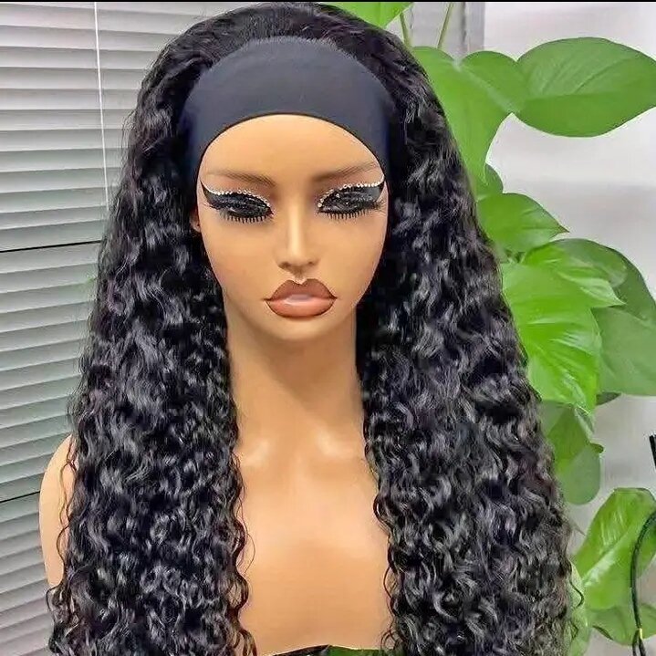 Perruque longue bouclée