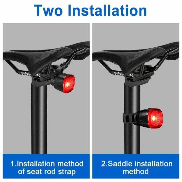 Feu arrière intelligent de vélo