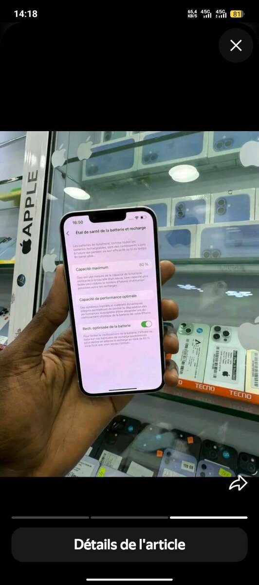 iPhone 12 Blanc 128GB Débloqué