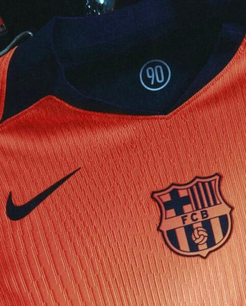 Maillot de Football Orange Homme