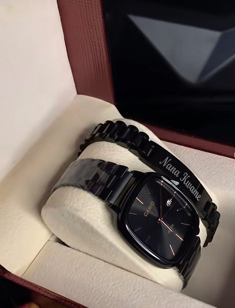 Customized watch and customized bracelet