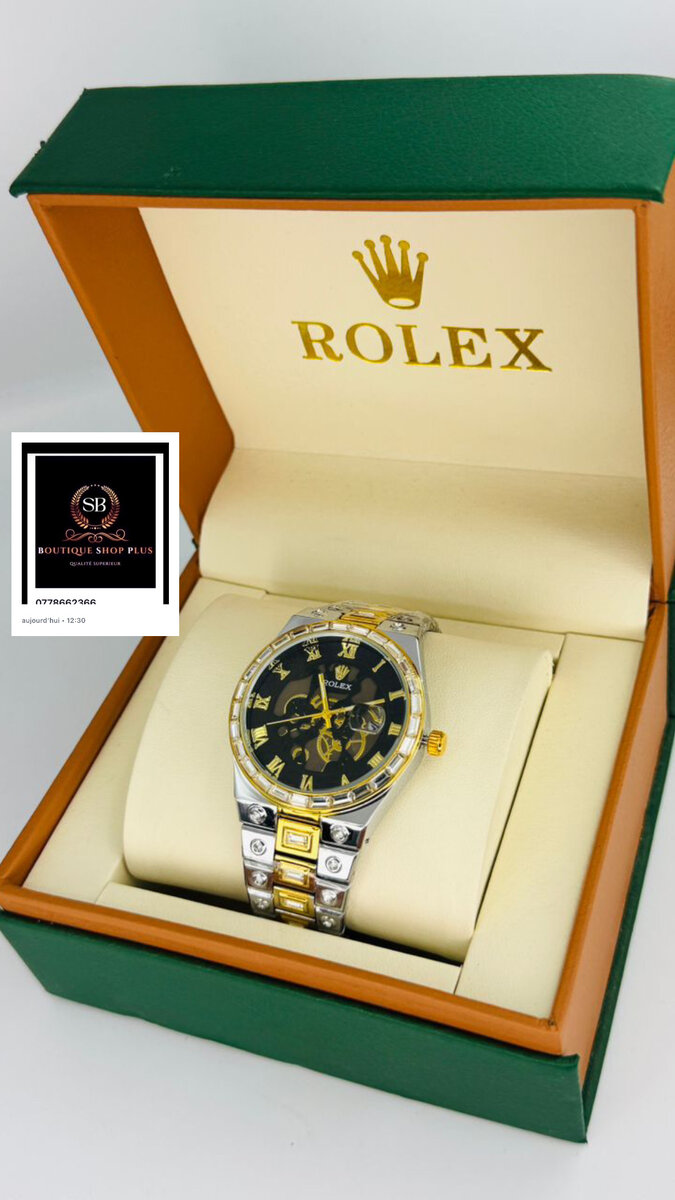 Montre Rolex luxe authentique