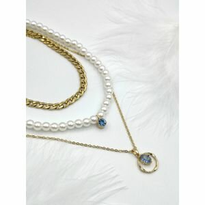 Chaine Cubain Multi-chaine Femme Perles