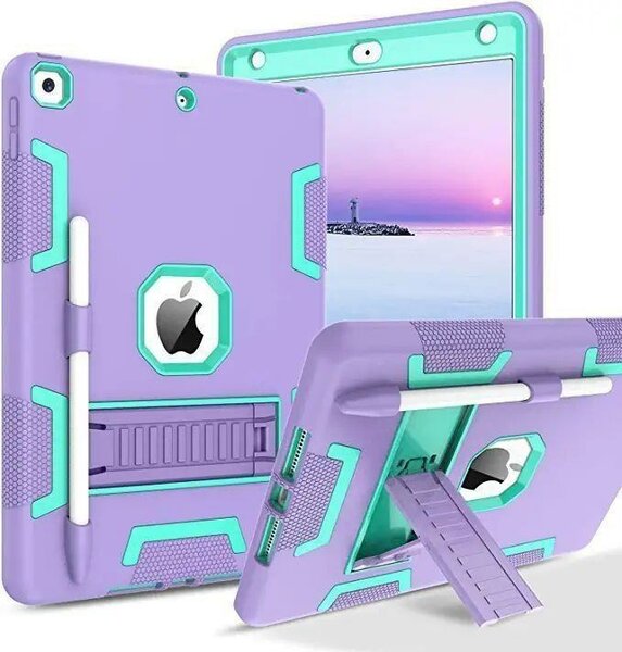 Coque iPad robuste violette