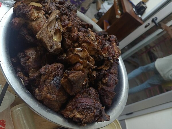 Viande de bœuf fumée le kg