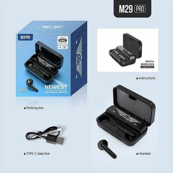 Écouteurs M29 Pro Bluetooth