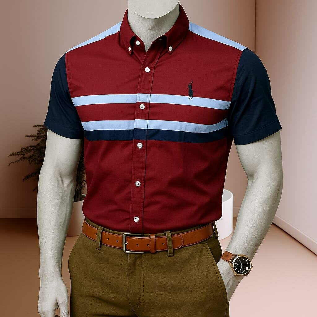 Chemise Rayée Mode Homme