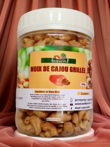 Noix de cajou grillée non salée