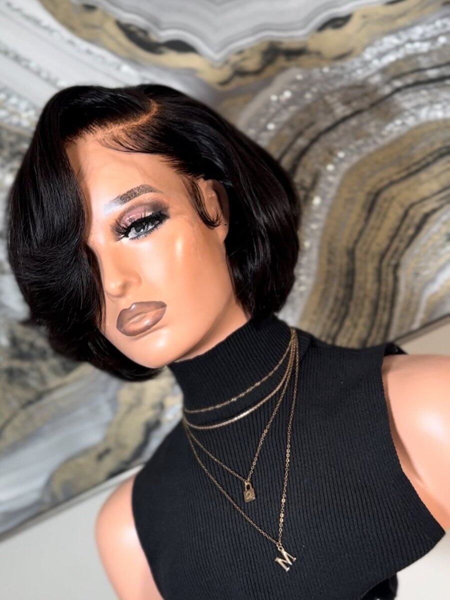 Perruque Bob Courte Naturelle