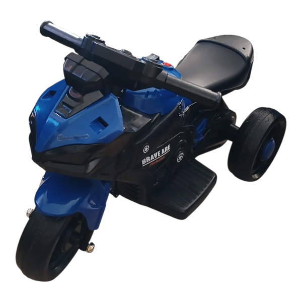 Moto électrique enfant bleue