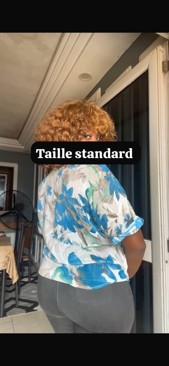 Blouse fleurie élégante