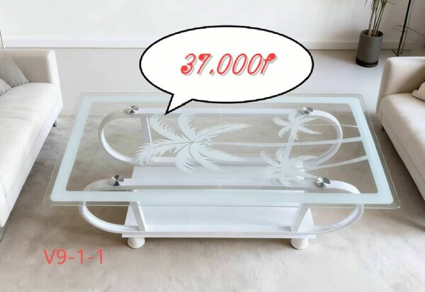 Table basse en verre design