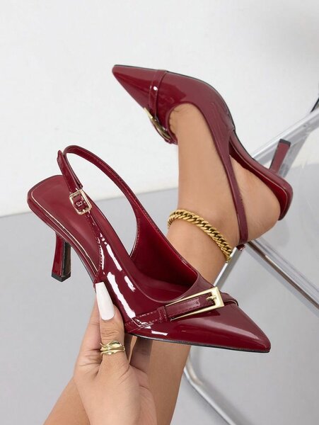 Escarpins Slingback Vernis