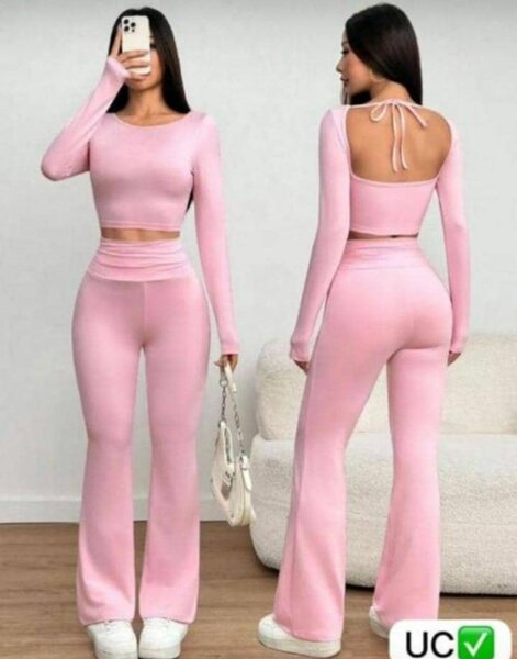 Ensemble de sport rose