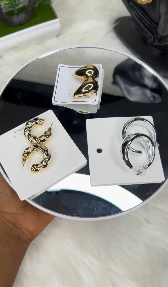 Boucles d'oreilles élégantes