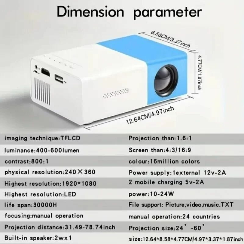 Yg300 mini projector