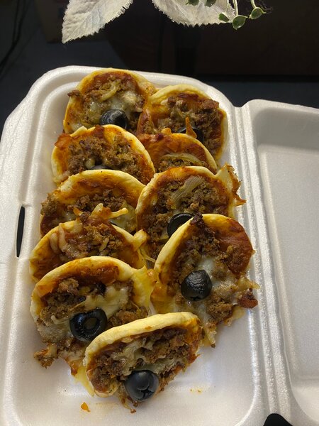 Mini pizzas viande hachée