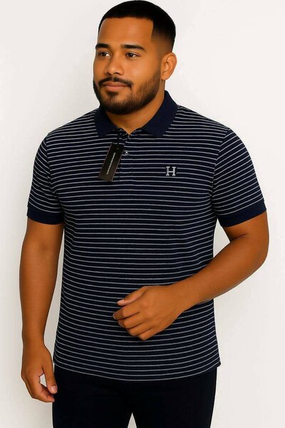 Polo homme moderne en coton