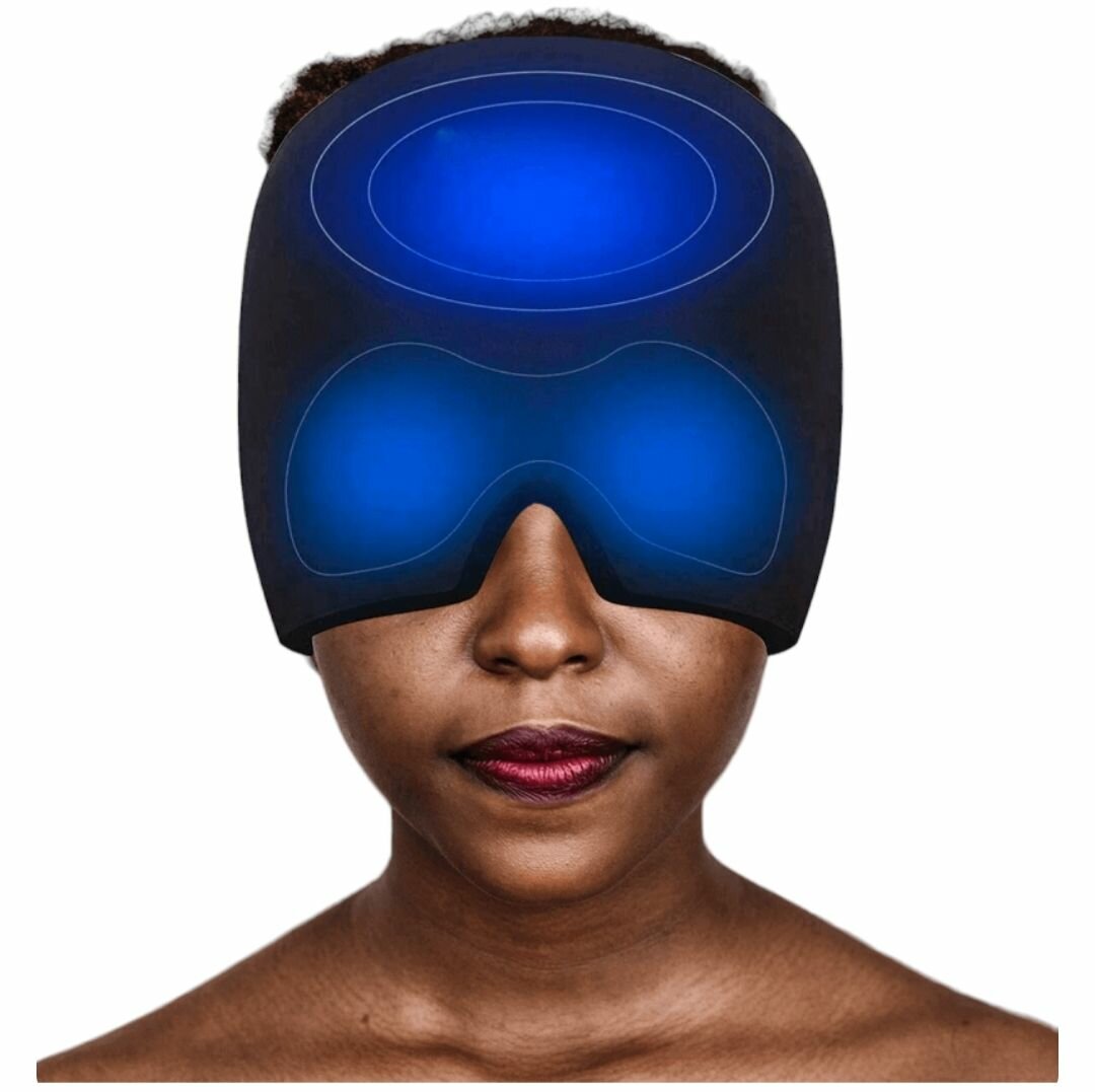 FORM FITTING FABRIC COLD THERAPY GEL MIGRAINE PAIN RELIEF
