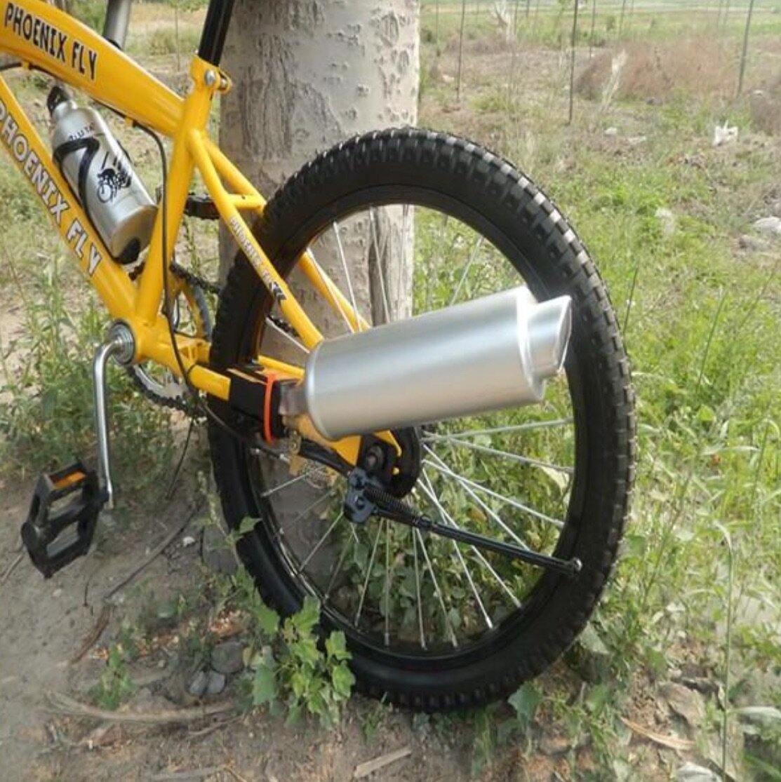 Mountain Bike Bicycle Turbine Motorcycle Sound Exhaust Pipe