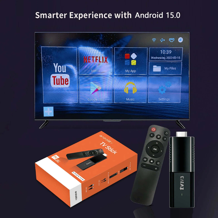 Clé TV Android 15.0 2GB/8GB