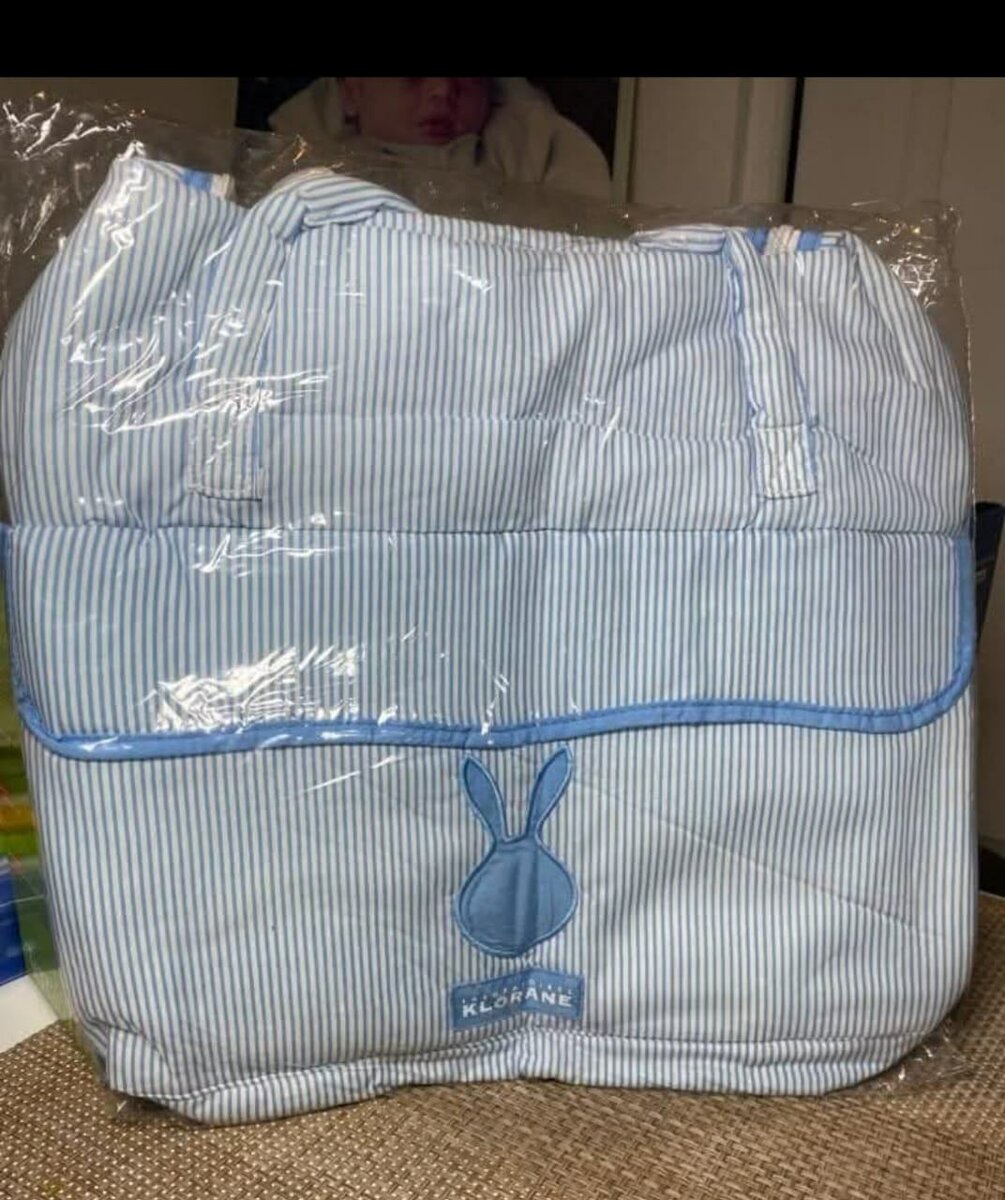 Sac à langer bébé rayé