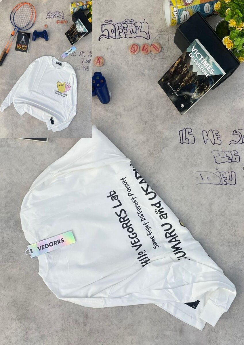 Sweat à Smiley Unisexe