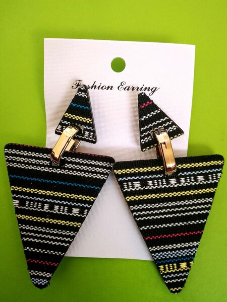 Colorful Geometric Earrings Set