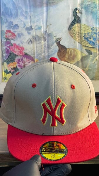 Casquette Snapback Beige Logo NY