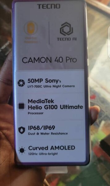 Smartphone Tecno Camon 40 Pro