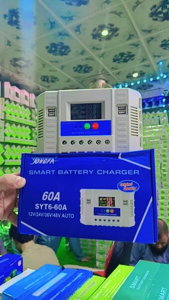 60-Ampere solar charger controller