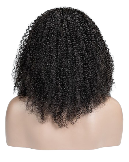 Perruque bouclée naturelle