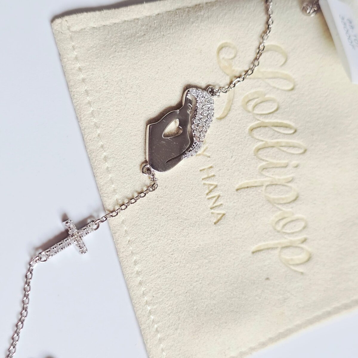 Collier religieux argent croix