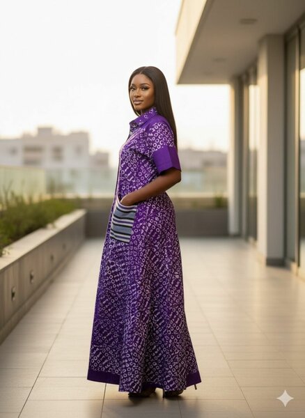 Robe Longue Bohème Violet