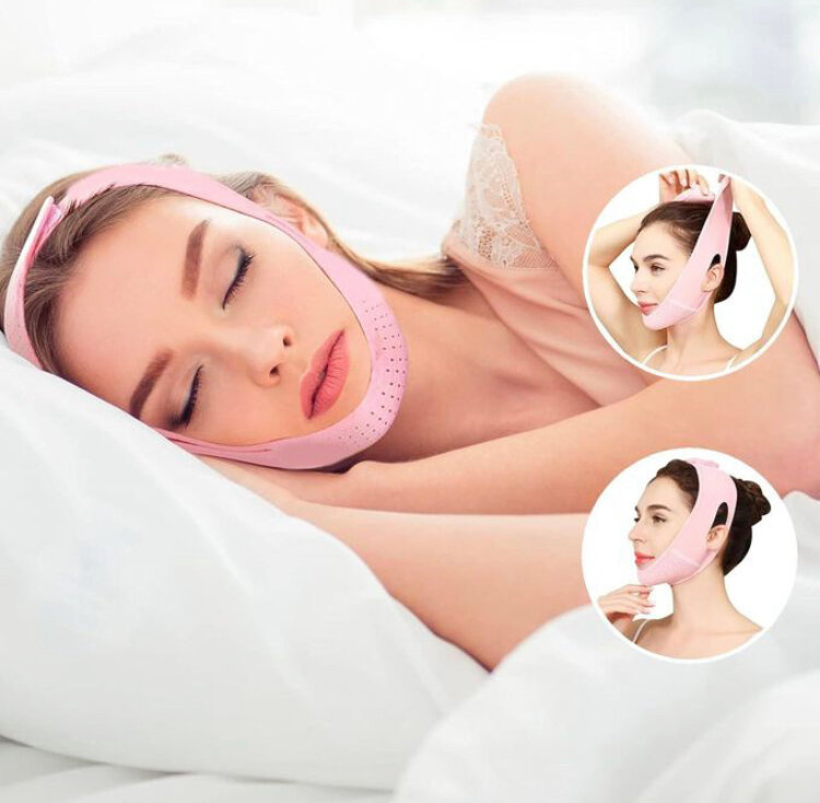 le visage en V, masque de nuit