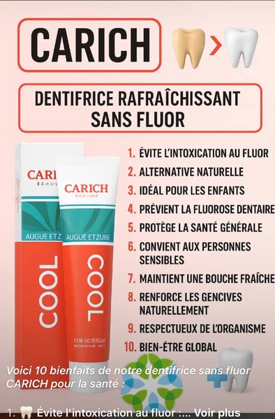 Dentifrice Algues Sans Fluor