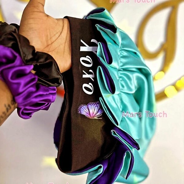 CUSTOMIZED 3 IN 1 HAIR BONNET