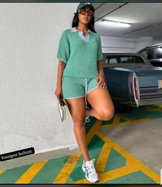 Ensemble décontracté vert