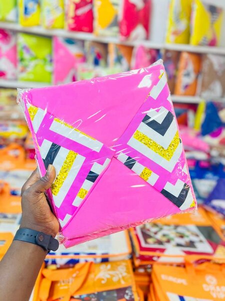 Parure de lit en coton colorée