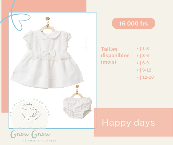 Robe Bébé Élégante