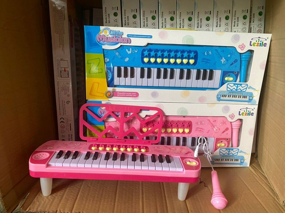 Mini Piano Jouet Clavier Enfants Piano avec Microphone