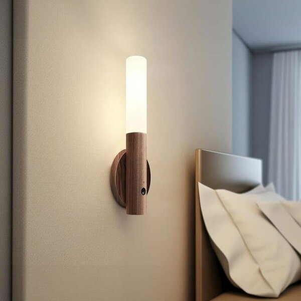 Wooden Sensor Wall lamp