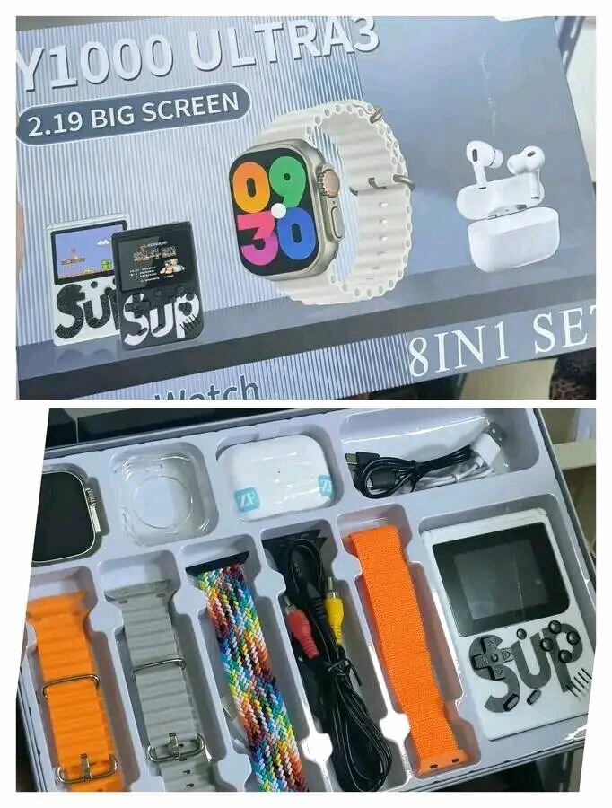 Montre connectée Y1000 Ultra 8 en 1