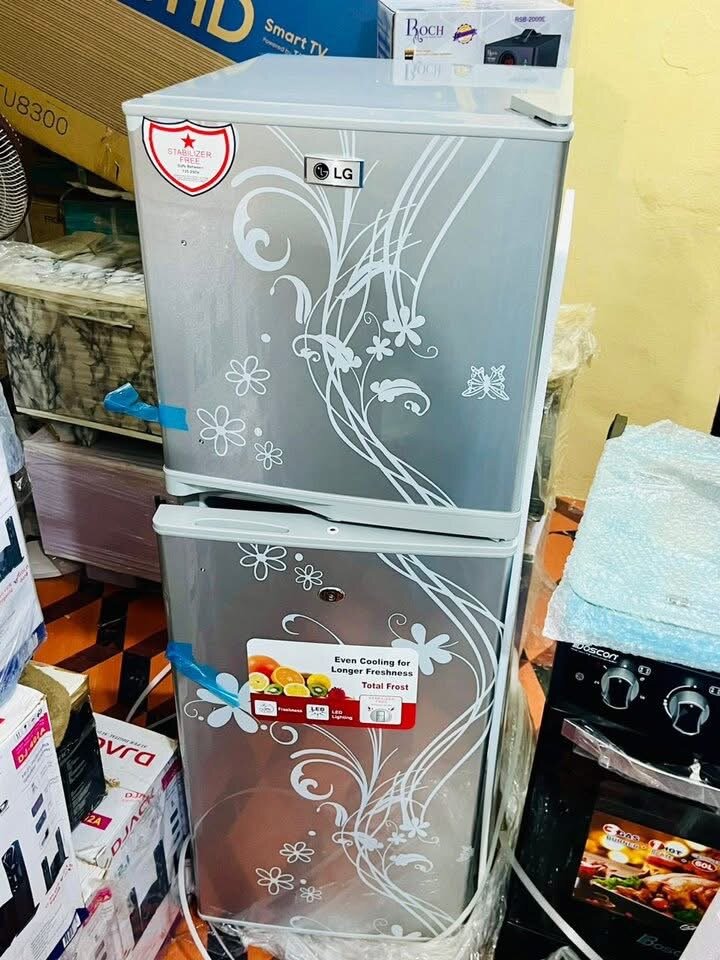 Réfrigérateur LG floral 2 portes