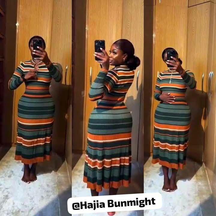 Robe élégante à motifs modernes