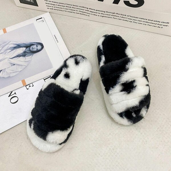 Chaussons Femme Fluffy Confort