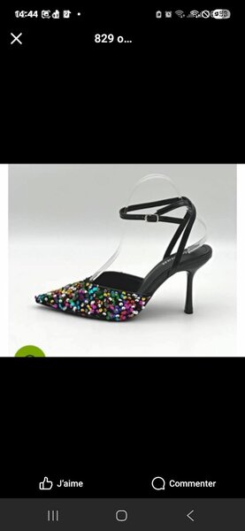 Sandales élégantes en strass