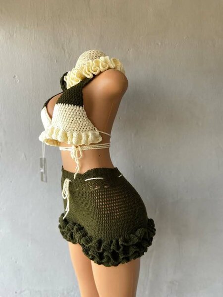 Maillot crochet bohème