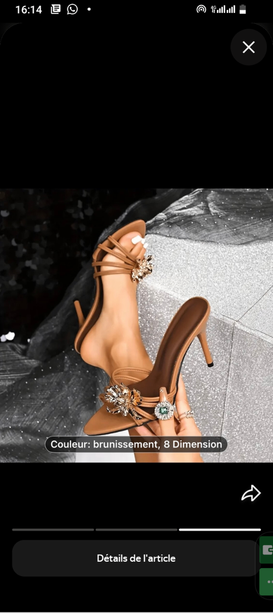 Sandales à talons élégantes